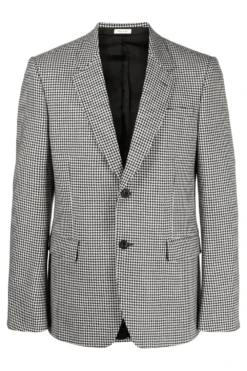 ALEXANDER MCQUEEN Dogtooth Jacket Black/White