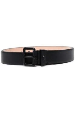 ALEXANDER MCQUEEN Skull Loop Belt Black
