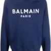 BALMAIN Balmain Printed Sweatshirt Navy