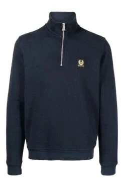 BELSTAFF Quarter Zip Sweatshirt Navy