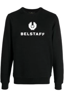 BELSTAFF Belstaff Signature Logo Print Sweatshirt Black