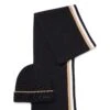 BOSS Morbido Scarf Hat Set Black
