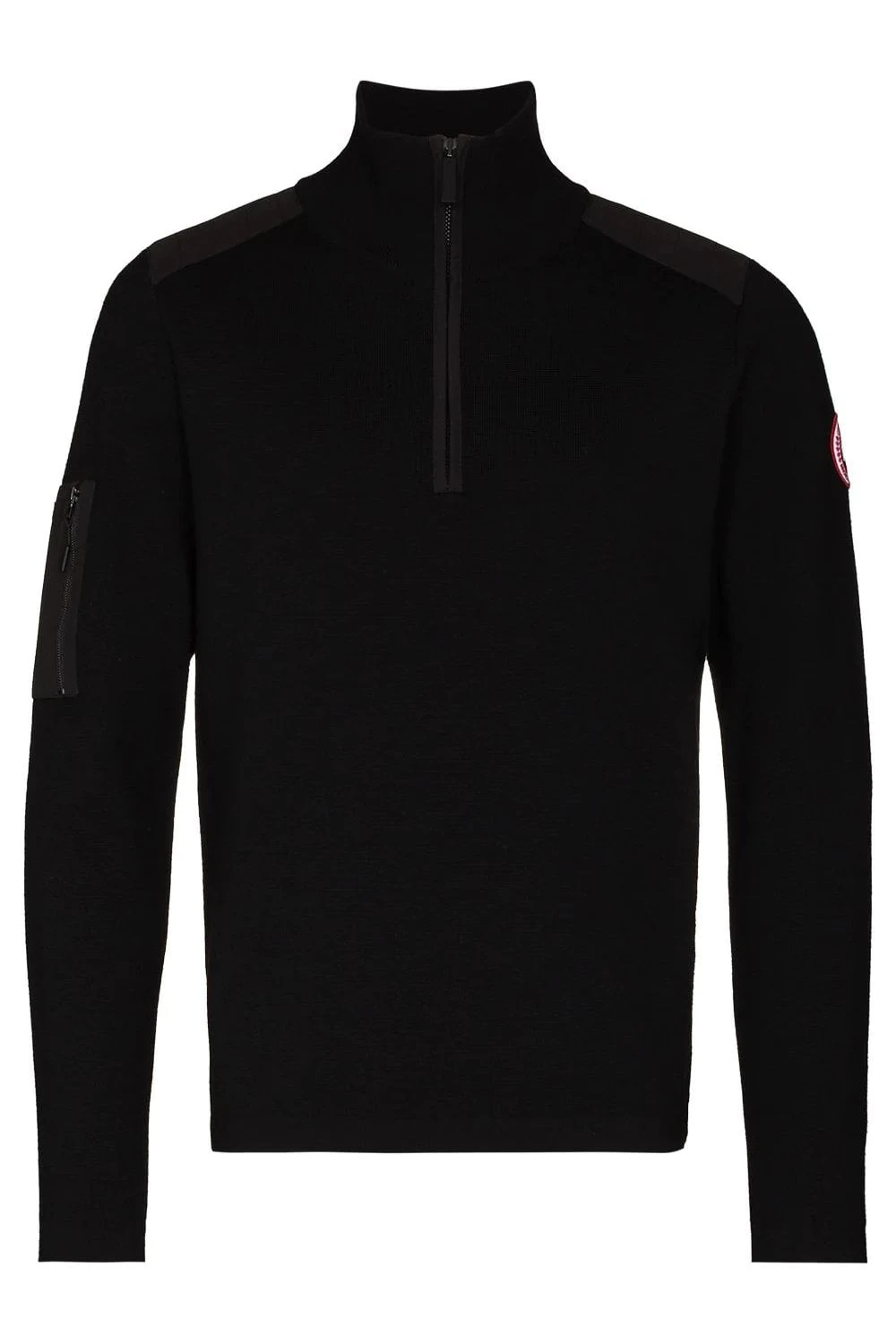 CANADA GOOSE Stormont 1/4 Zip Sweater Black