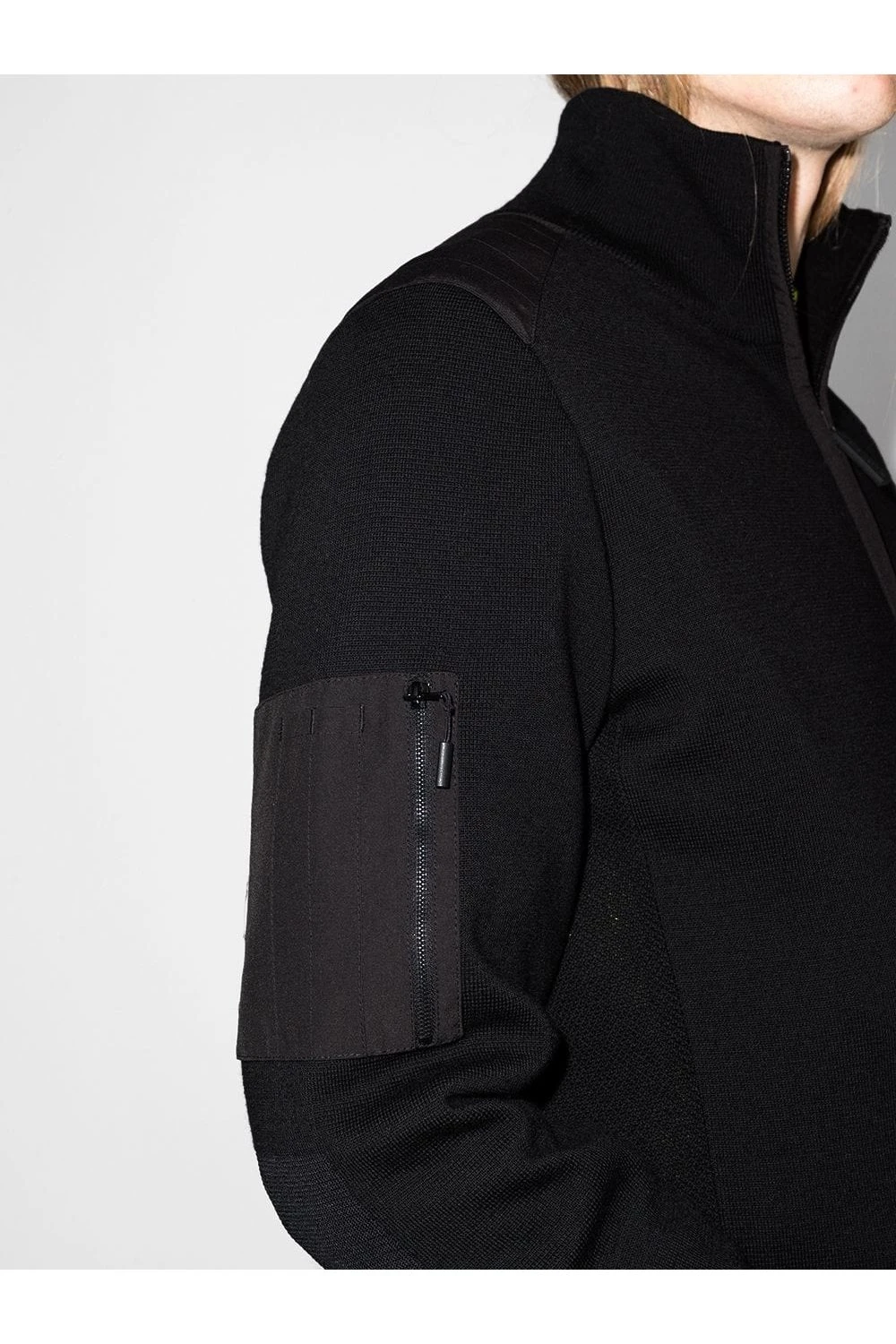 CANADA GOOSE Stormont 1/4 Zip Sweater Black - Image 4