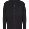 CP COMPANY Gabardine Zipped Shirt Black