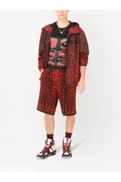 DOLCE & GABBANA Leopard Hoodie