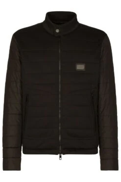 DOLCE & GABBANA Nylon Mix Plaque Jacket
