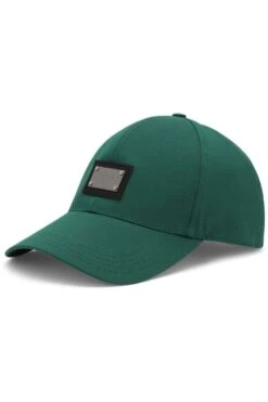 DOLCE & GABBANA Plaque Baseball Cap Green