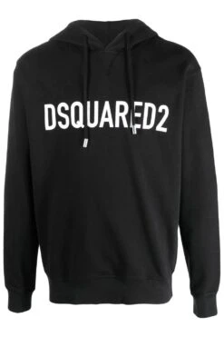 DSQUARED2 Cool Fit Branded Hoodie Black