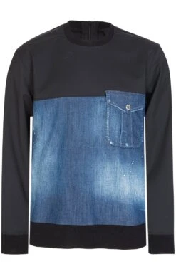 DSQUARED2 Dsquared Stretch Denim Sweatshirt
