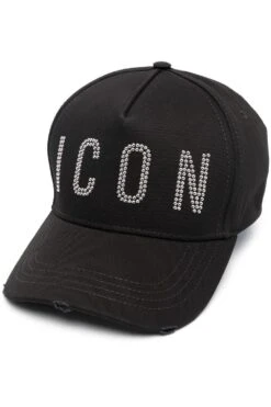 DSQUARED2 Evening Studs Baseball Cap Black