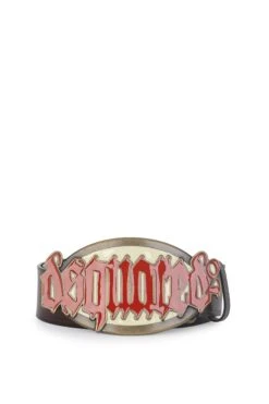 DSQUARED2 Oversize Buckle Belt Brown