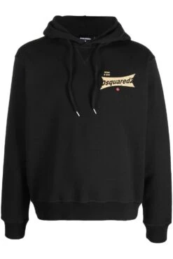 DSQUARED2 Pullover Jersey Hoodie Black