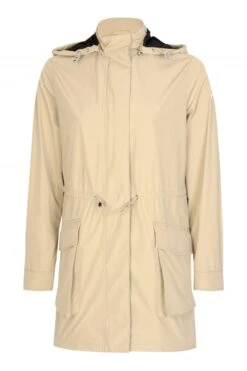 ARMANI Emporio Armani Womens Caban Coat Stone