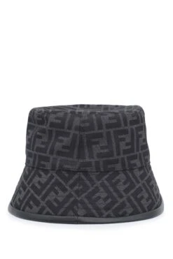 FENDI FF Woven Fabric Sun Hat