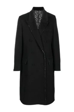 FENDI Reversible Woven Wool Coat
