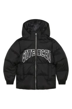 GIVENCHY KIDS Kids Branded Down Coat Black