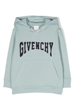 GIVENCHY KIDS Kids Logo Pullover Hoodie Blue