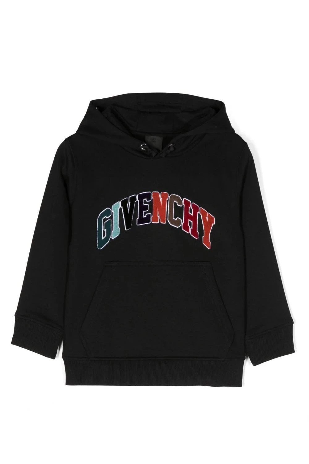 GIVENCHY KIDS Kids Multi Colour Logo Hoodie Black