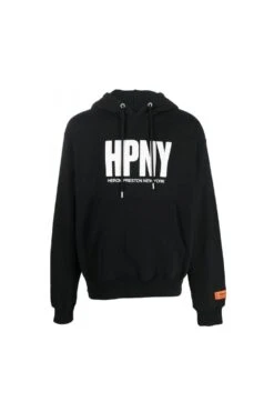 HERON PRESTON HPNY Pullover Hooded Top Black