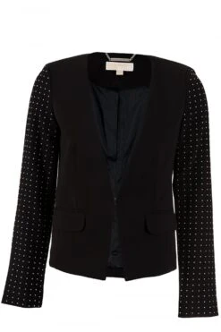 MICHAEL KORS Michael Kors Black Studded Blazer