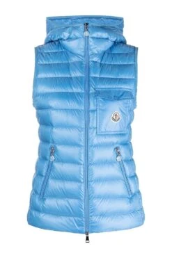 MONCLER Womens Glygos Gilet Blue