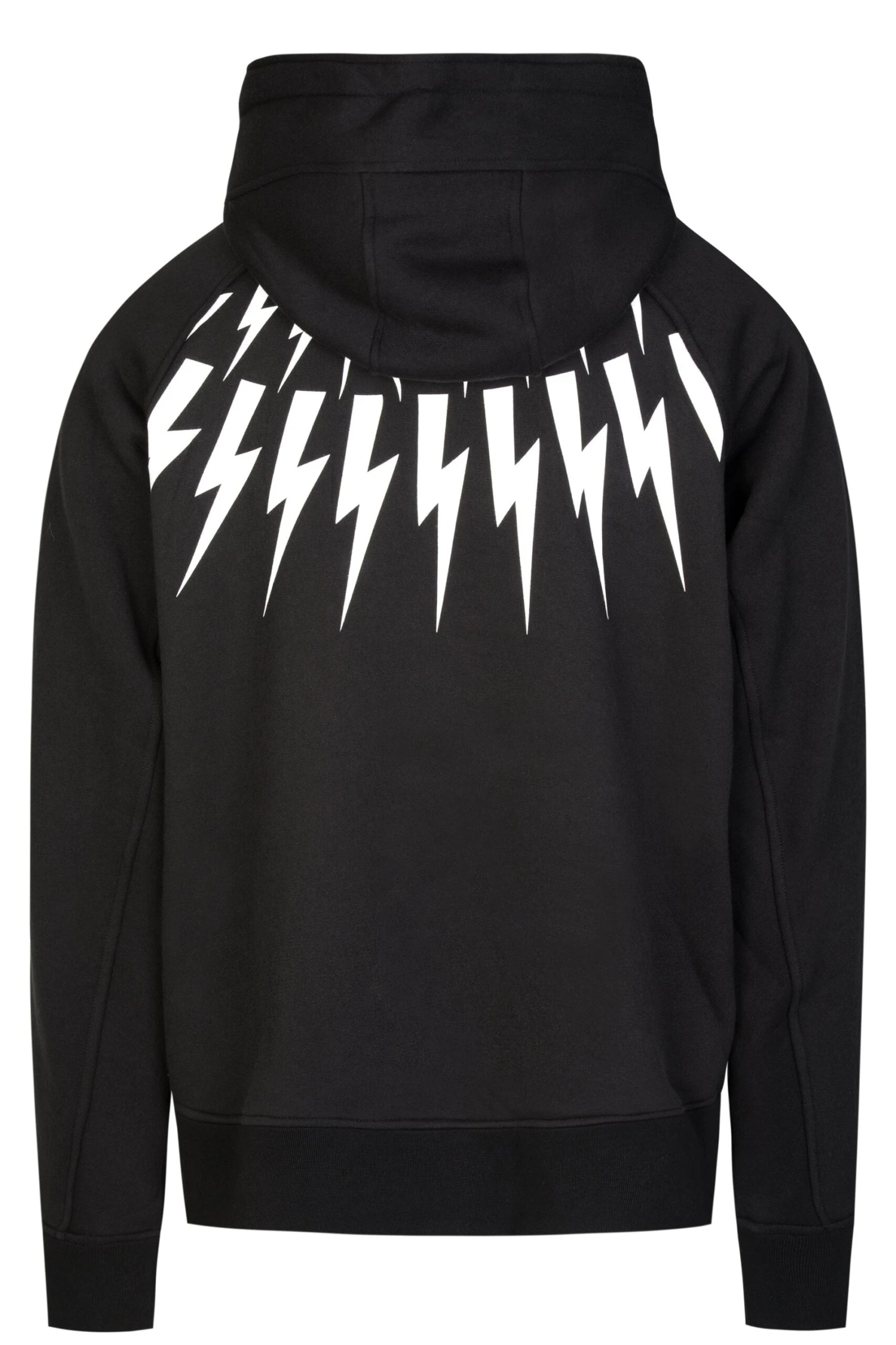 NEIL BARRETT Neil Barrett Bolt Raglon Hooded Sweatshirt - Image 2