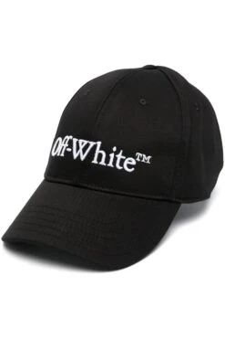 OFF WHITE Bookish Dril Baseball Cap