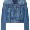 OFF WHITE Womens Cargo Crop Jacket Blue