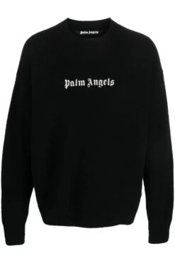 PALM ANGELS Classic Logo Sweater Black