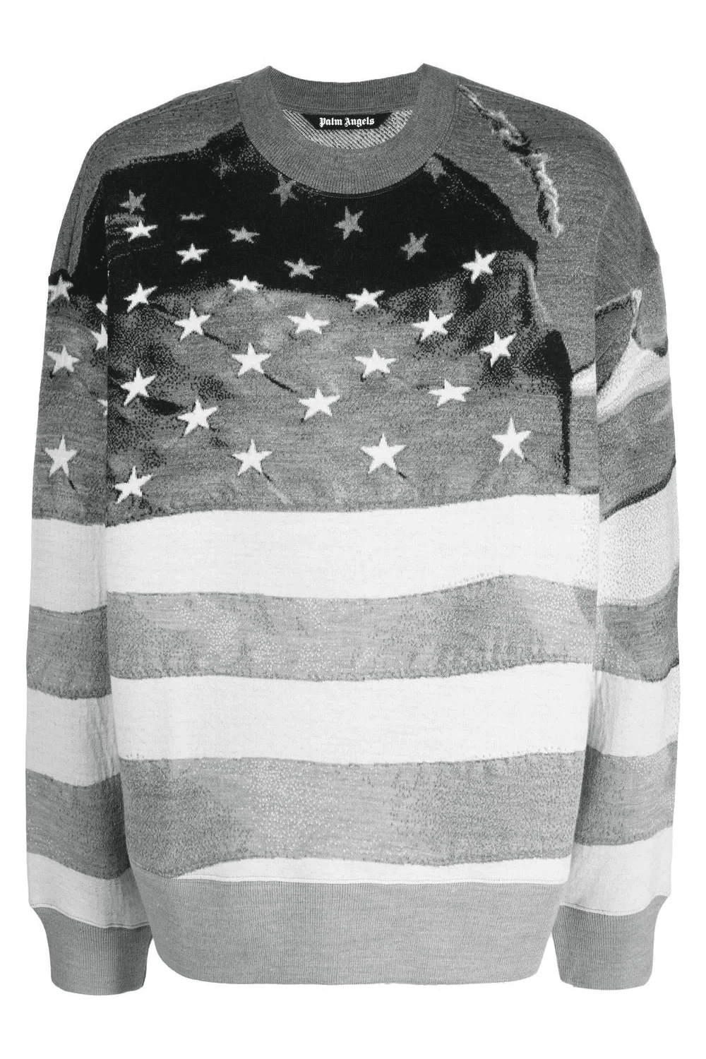 PALM ANGELS Jacquard Flag Sweater