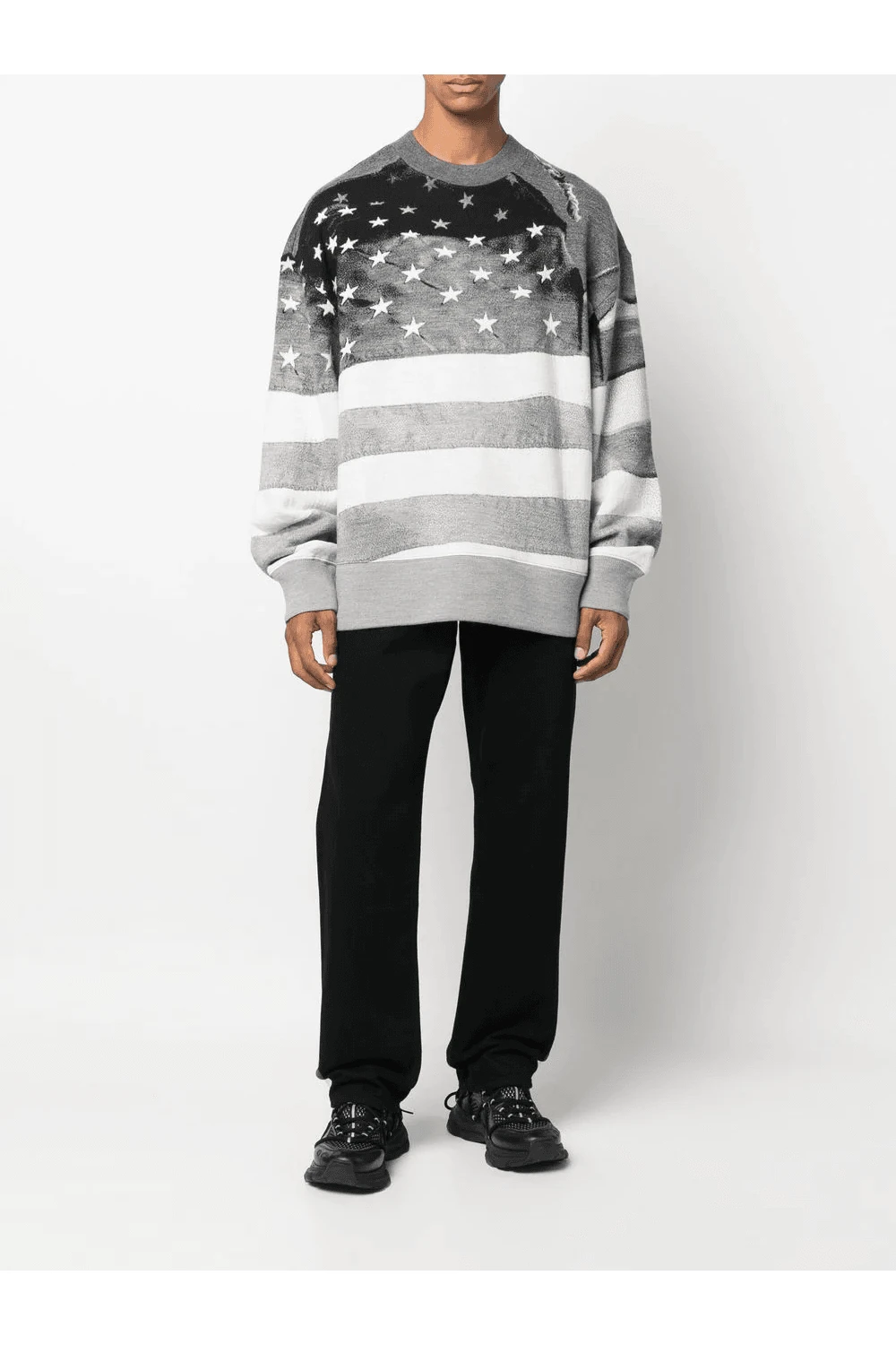 PALM ANGELS Jacquard Flag Sweater - Image 2