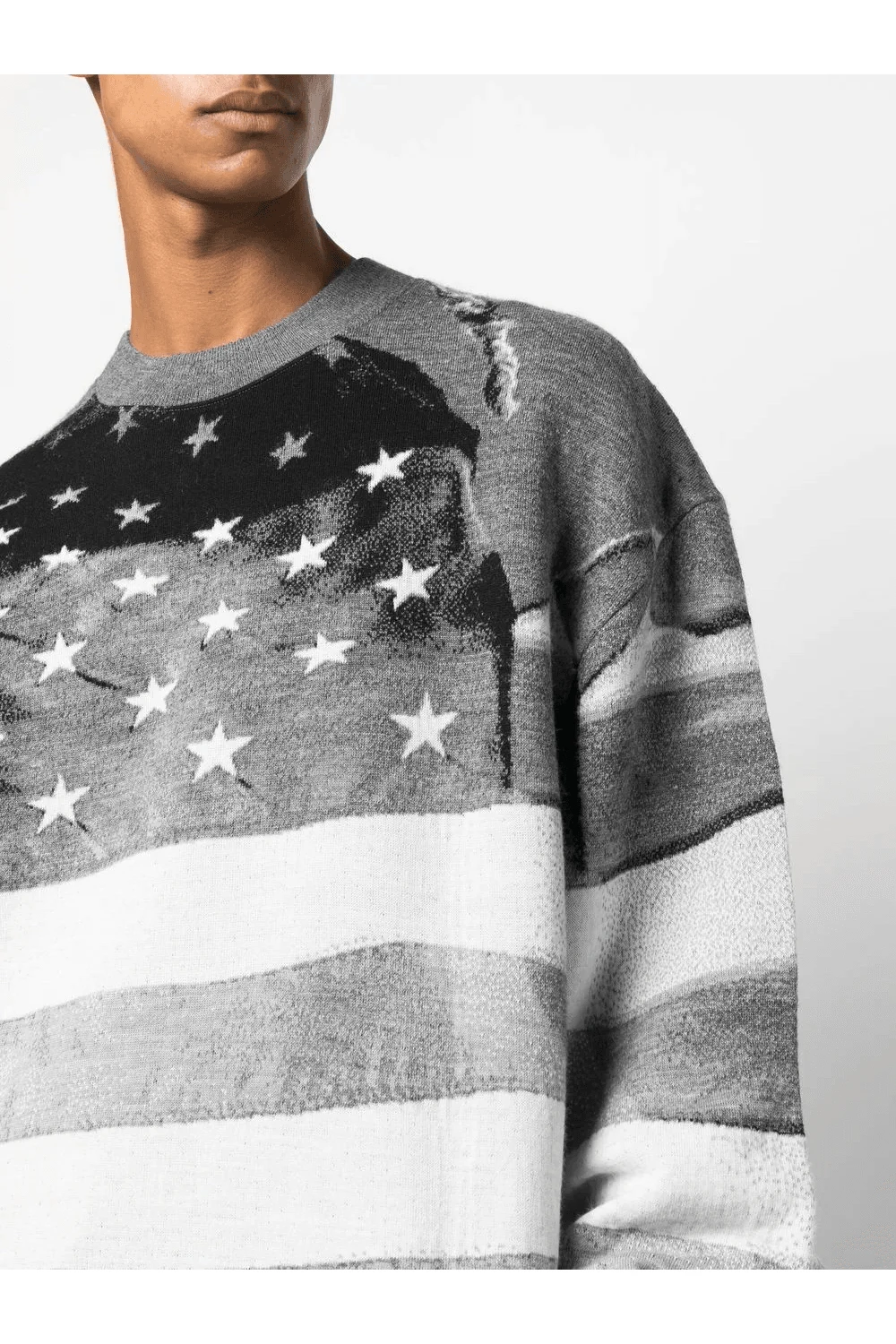 PALM ANGELS Jacquard Flag Sweater - Image 5