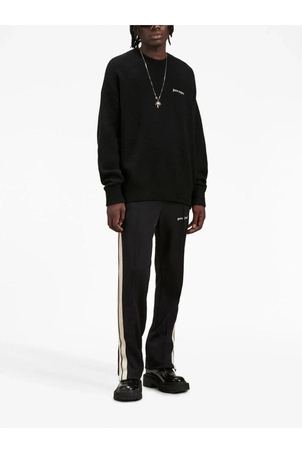 PALM ANGELS New Classic Track Pants Black - Image 2
