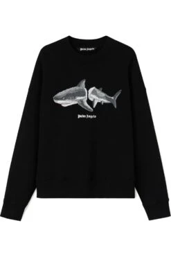 PALM ANGELS Shark Crew Sweatshirt