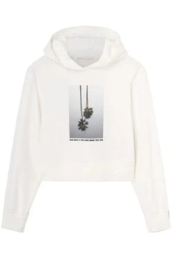 PALM ANGELS Womens Mirage Fitted Hoody