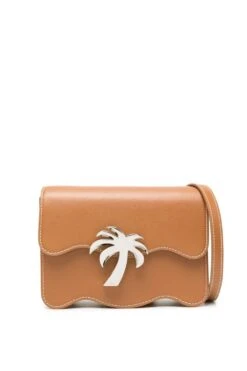 PALM ANGELS Womens Palm Beach Bag Brown