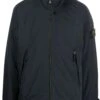 STONE ISLAND Zip Badge Jacket Navy
