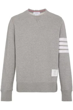 Thom Browne Classic 4 Bar Sweatshirt Grey