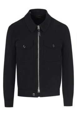 TOM FORD Double Weft Twill Jacket Black