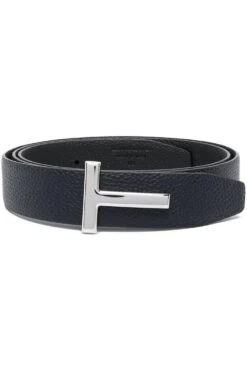 TOM FORD Grain Reversible 30MM Belt Black