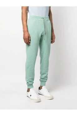 TOM FORD Melange Brushed Joggers Green
