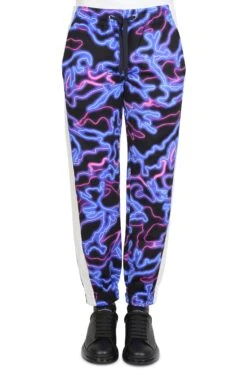 VALENTINO Neon Print Joggers
