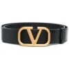 VALENTINO V-Logo Leather Belt