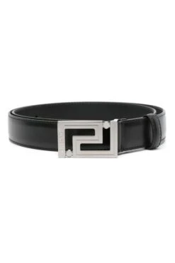 VERSACE GRECA LEATHER BELT