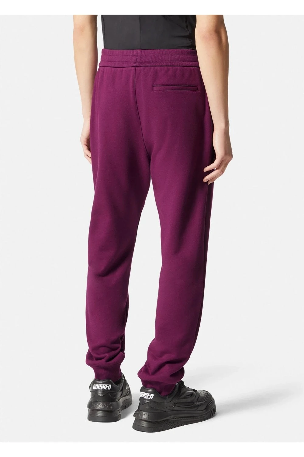 VERSACE Ricamo Cuffed Joggers - Image 4